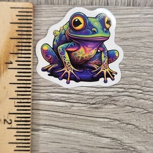 10/$10 Stickers Psychedelic Frogs Frog Sticker